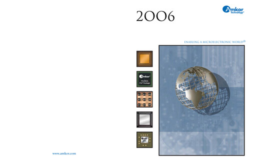 Vorschaubild Amkor Technology
 Jahresbericht 2006