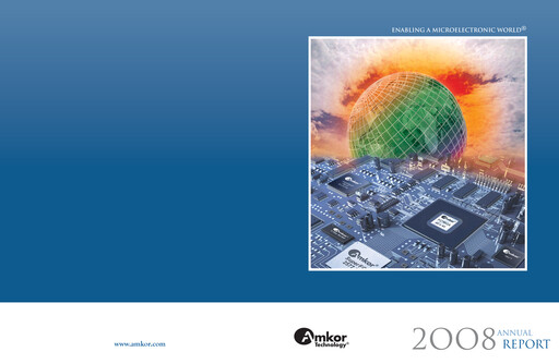 Vorschaubild Amkor Technology
 Jahresbericht 2008