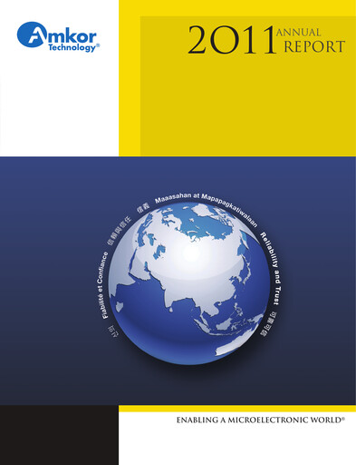 Vorschaubild Amkor Technology
 Jahresbericht 2011