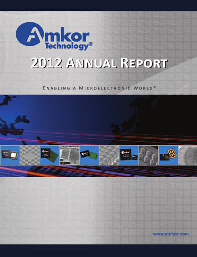 Vorschaubild Amkor Technology
 Jahresbericht 2012