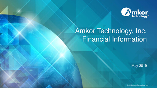 Thumbnail Amkor Technology
 Quarterly Report 2019-q1