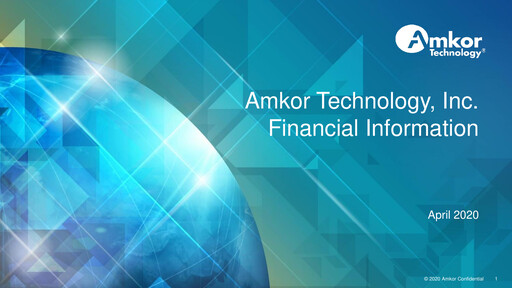 Thumbnail Amkor Technology
 Quarterly Report 2020-q1