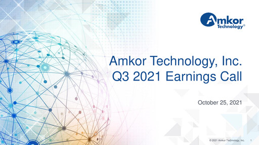Thumbnail Amkor Technology
 Quarterly Report 2021-q3