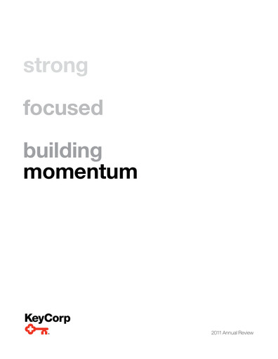 Thumbnail KeyCorp (KeyBank) Annual Report 2011
