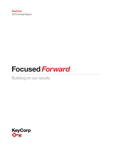 Thumbnail KeyCorp (KeyBank) Annual Report 2013