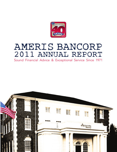 Thumbnail Ameris Bancorp
 Annual Report 2011