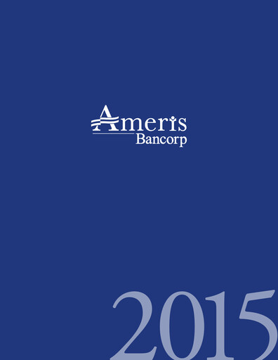Thumbnail Ameris Bancorp
 Annual Report 2015
