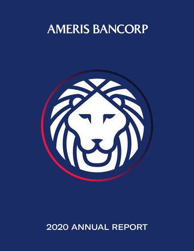 Thumbnail Ameris Bancorp
 Annual Report 2020