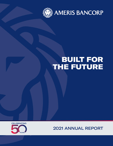 Thumbnail Ameris Bancorp
 Annual Report 2021