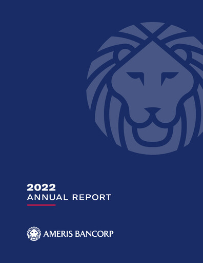 Thumbnail Ameris Bancorp
 Annual Report 2022