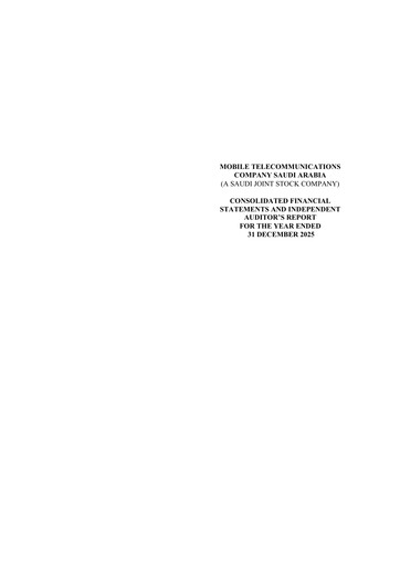 Thumbnail Zain Saudi Arabia
 Financial Statement 2025