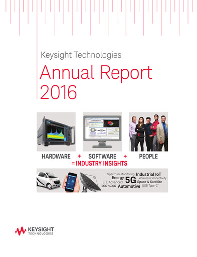 Miniature Keysight Rapport annuel 2016
