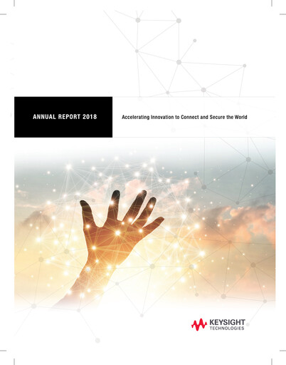 Miniature Keysight Rapport annuel 2018