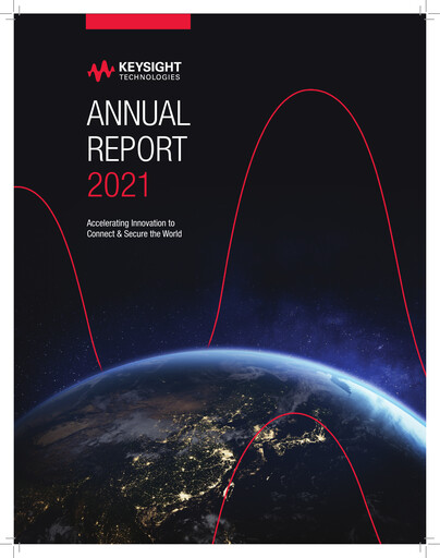 Miniature Keysight Rapport annuel 2021