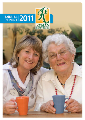 Thumbnail Ryman Healthcare Annual Report 2011
