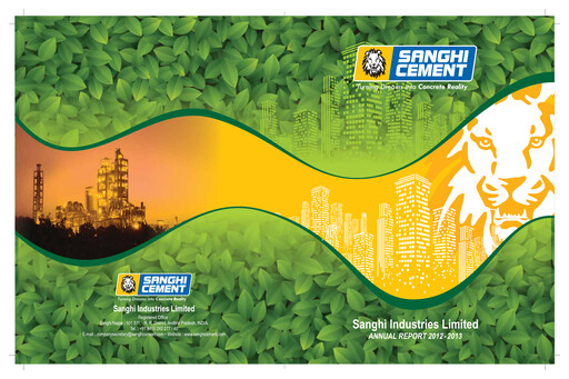 Thumbnail Sanghi Industries
 Annual Report 2012-2013