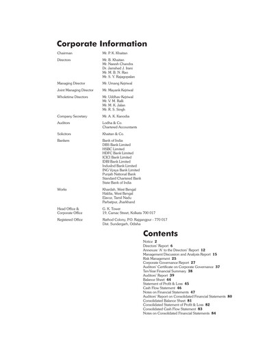 Thumbnail Electrosteel Castings
 Annual Report 2012-2013