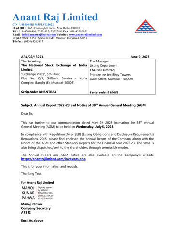 Thumbnail Anant Raj Annual Report 2022-2023