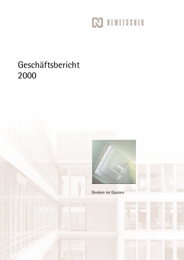 Thumbnail Nemetschek Annual Report 2000