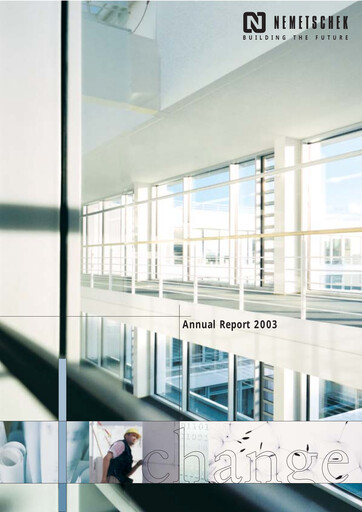 Thumbnail Nemetschek Annual Report 2003