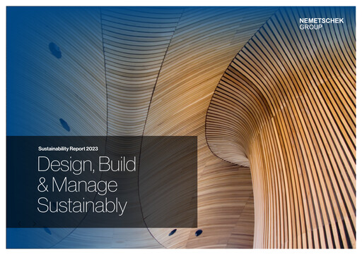 Thumbnail Nemetschek Sustainability Report 2023