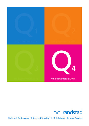 Thumbnail Randstad
 Financial Statement 2014