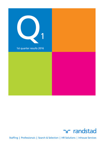 Thumbnail Randstad
 Quarterly Report 2016-q1