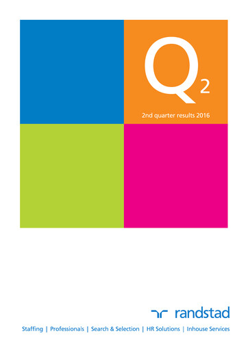 Thumbnail Randstad
 Quarterly Report 2016-q2