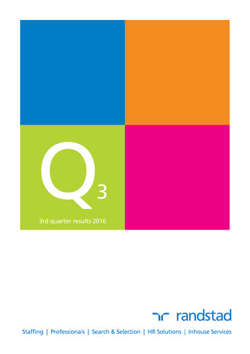 Thumbnail Randstad
 Quarterly Report 2016-q3