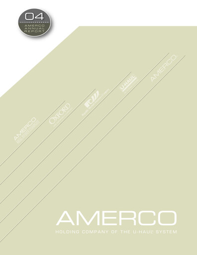 Thumbnail U-Haul Annual Report 2003-2004