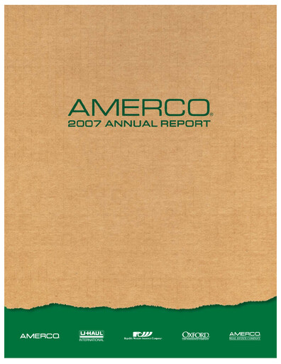 Thumbnail U-Haul Annual Report 2006-2007