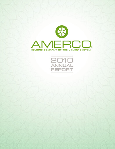 Thumbnail U-Haul Annual Report 2009-2010