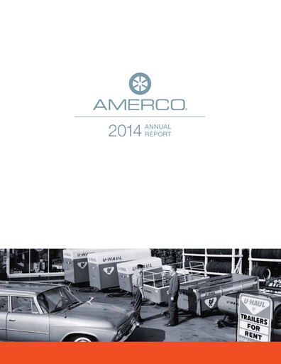 Thumbnail U-Haul Annual Report 2013-2014
