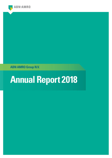 Thumbnail ABN AMRO
 Annual Report 2018