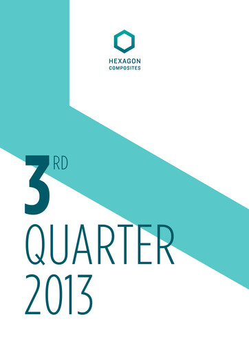 Thumbnail Hexagon Composites Quarterly Report 2013-q3