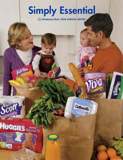 Miniature Kimberly-Clark Rapport annuel 2008