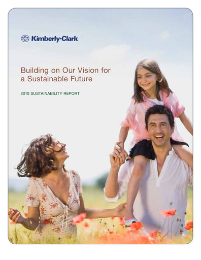Miniature Kimberly-Clark Rapport de durabilité 2010