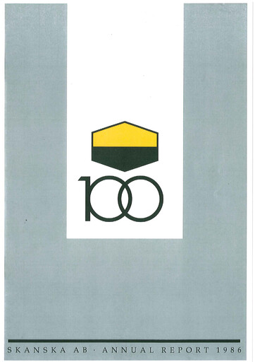 Thumbnail Skanska Annual Report 1986