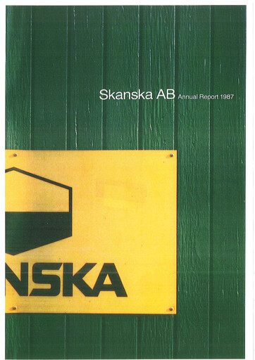 Thumbnail Skanska Annual Report 1987