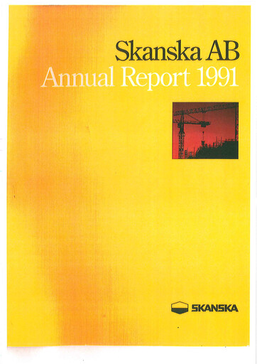 Thumbnail Skanska Annual Report 1991