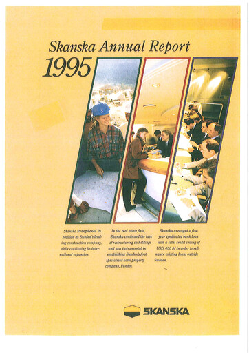 Thumbnail Skanska Annual Report 1995