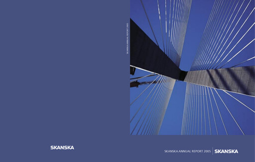 Thumbnail Skanska Annual Report 2005
