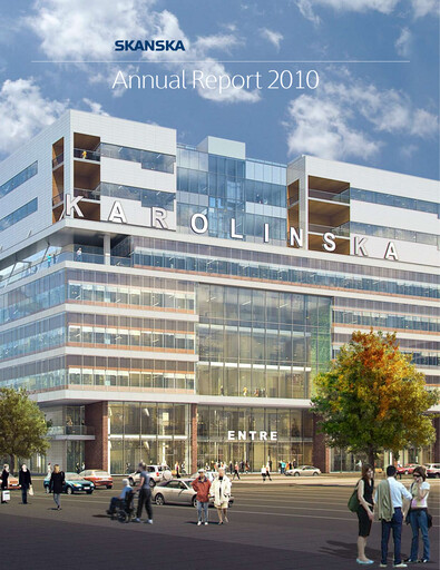 Thumbnail Skanska Annual Report 2010