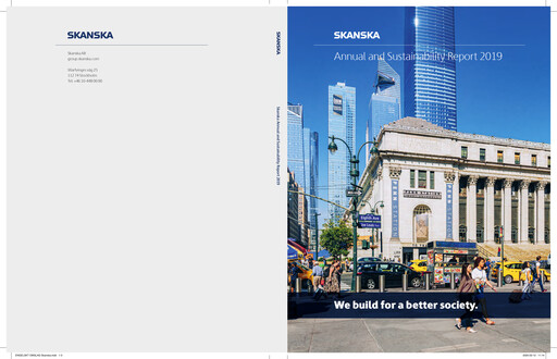 Thumbnail Skanska Annual Report 2019