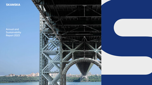 Thumbnail Skanska Annual Report 2023