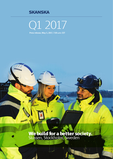 Thumbnail Skanska Quarterly Report 2017-q1