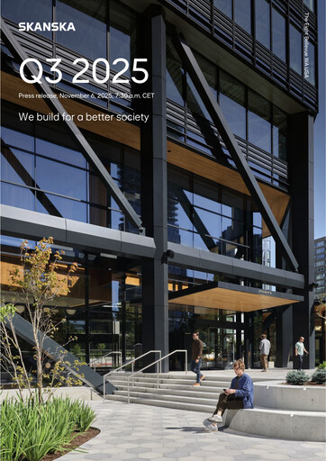 Thumbnail Skanska Quarterly Report 2025-q3
