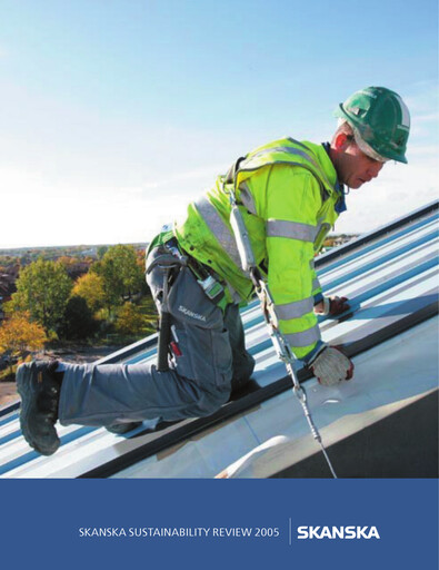 Thumbnail Skanska Sustainability Report 2005