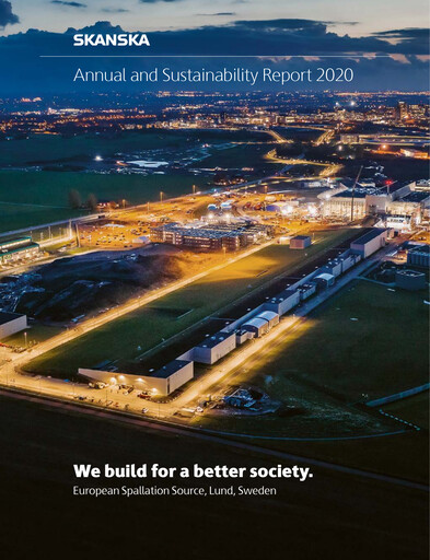 Thumbnail Skanska Sustainability Report 2020