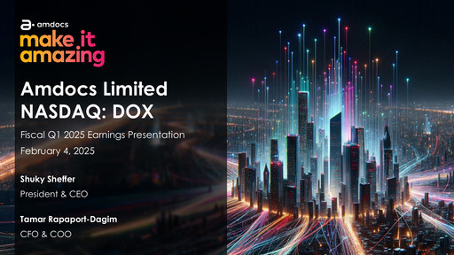 Thumbnail Amdocs Quarterly Report 2025-q1